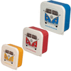 Set de 3 Tuppers Infantiles - Caravana Volkswagen VW T1 M/L/XL